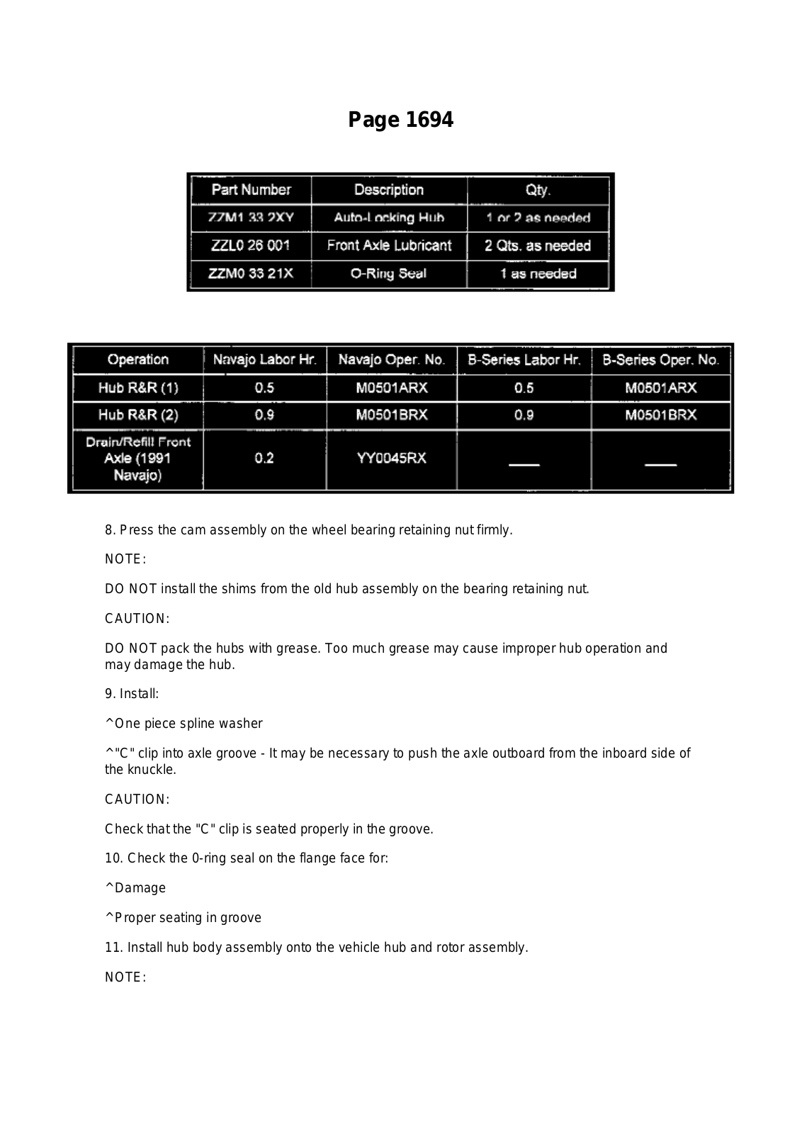 Mazda MPV (1992) Workshop Manual - ManualMachine.com