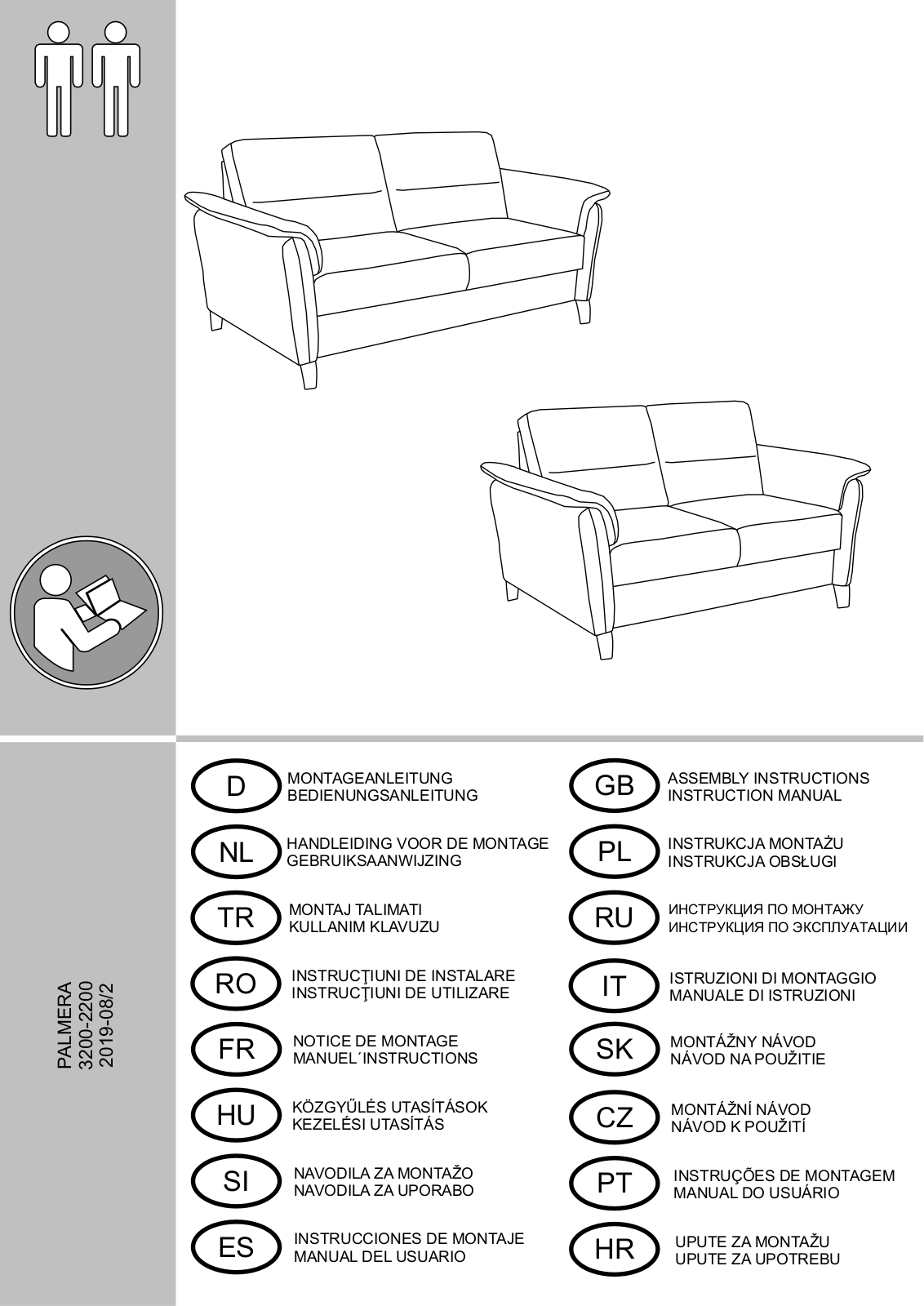 Home affaire Palmera Assembly instructions