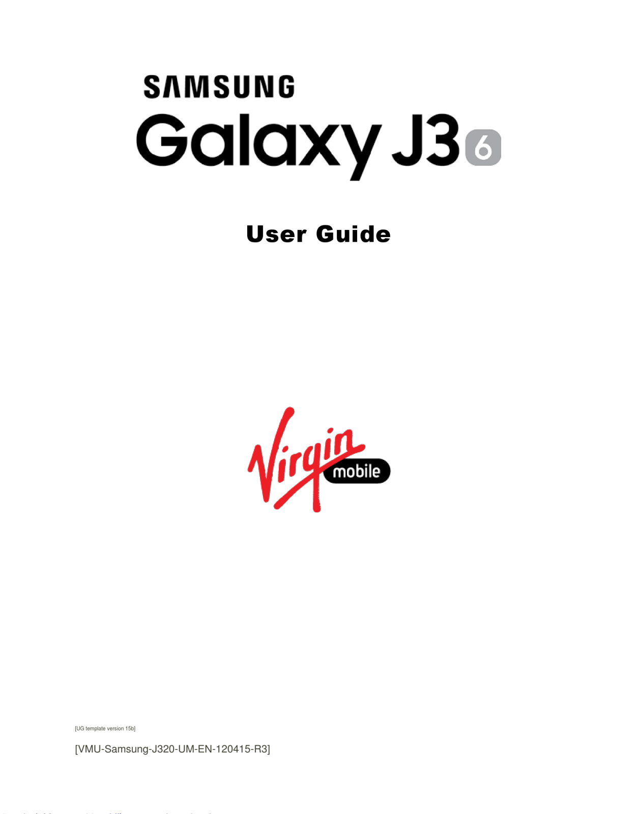 Samsung J3 6 User Manual