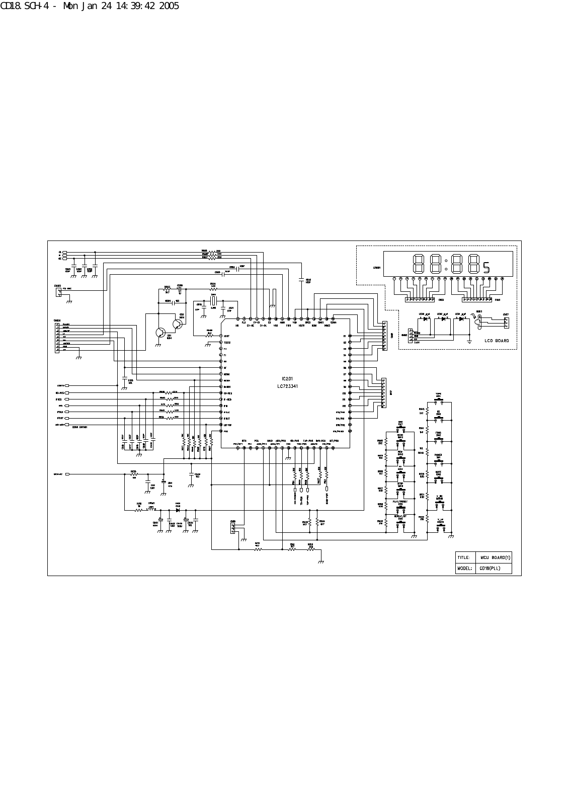 Vitek CD18MCU Schematic