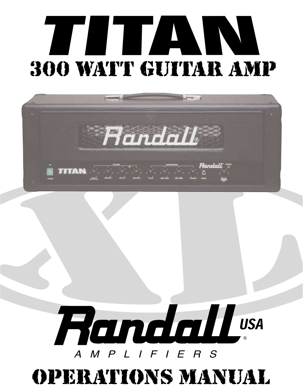 Randall Titan Owner's Manual