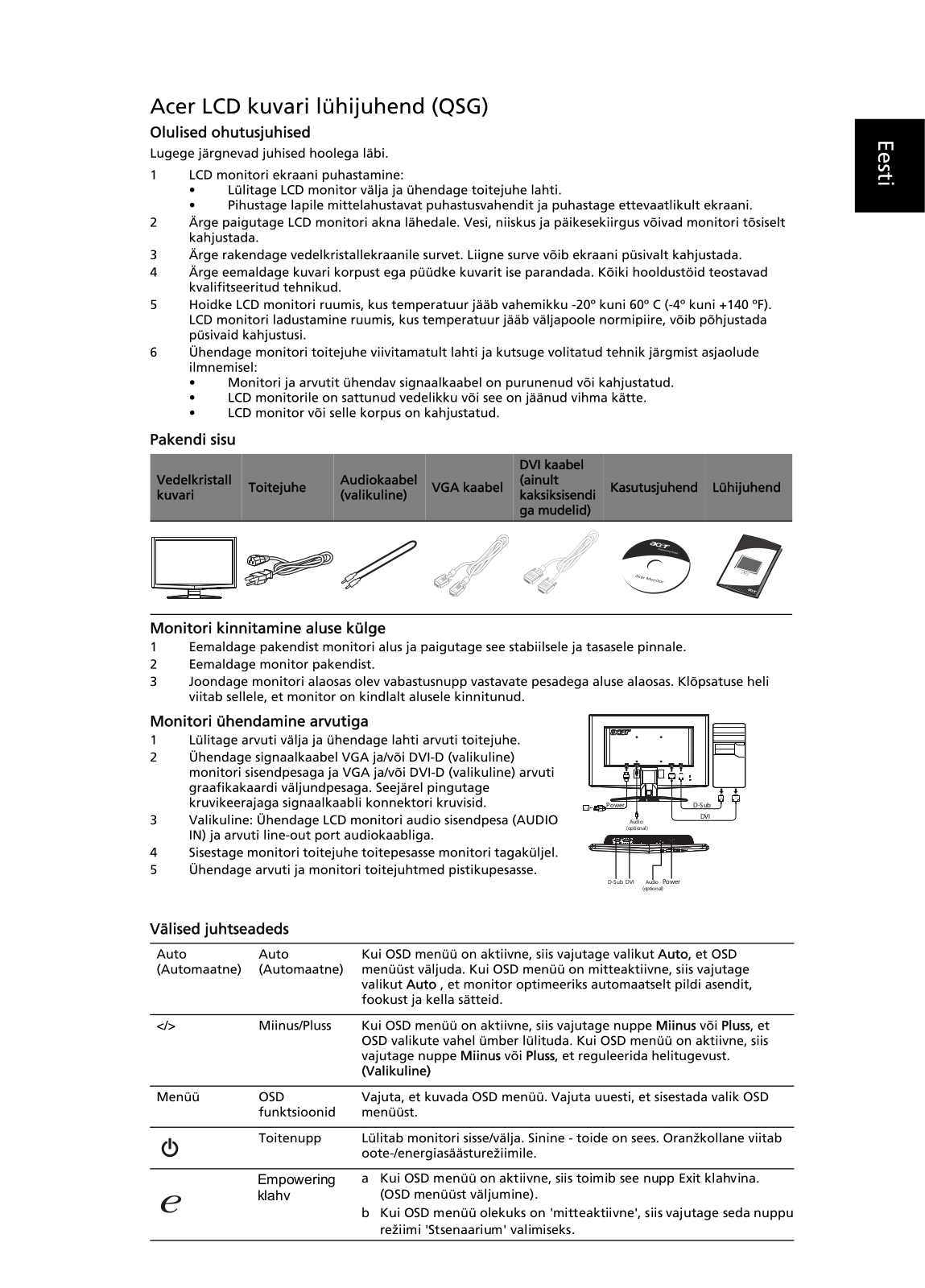 Acer X203HB User Manual