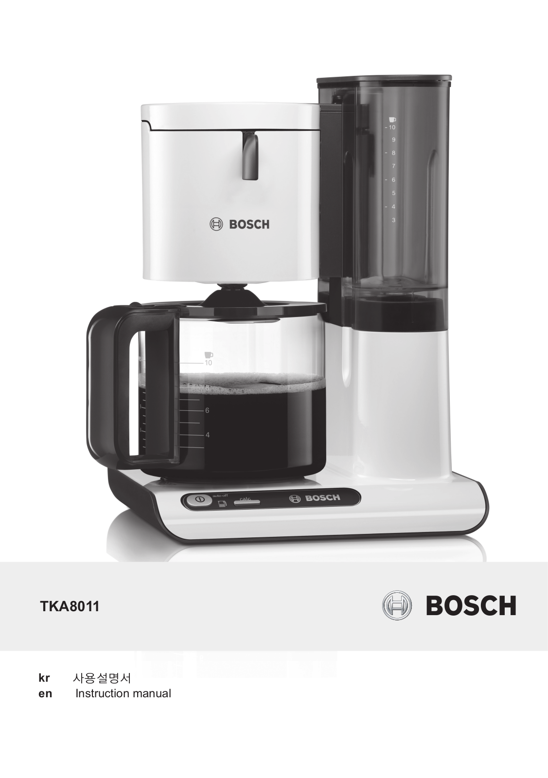 Bosch TKA 8011 User Manual