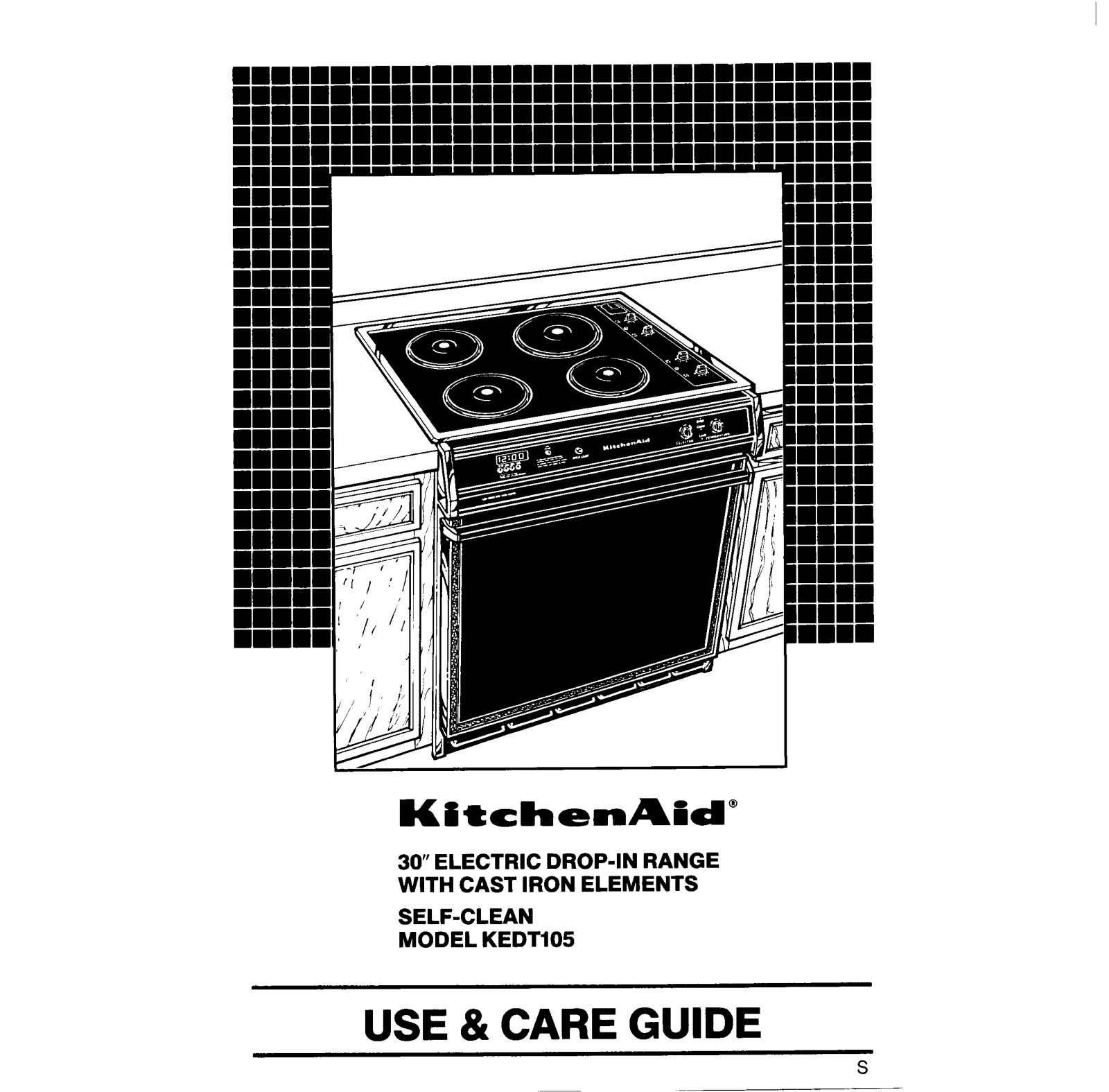 KitchenAid KEDT105 Owner's Manual