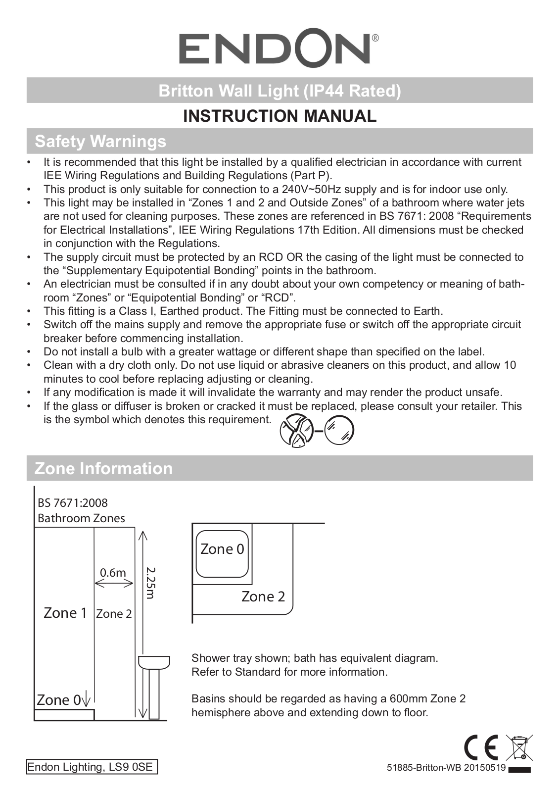 Endon Lighting 51885 User Manual - ManualMachine.com