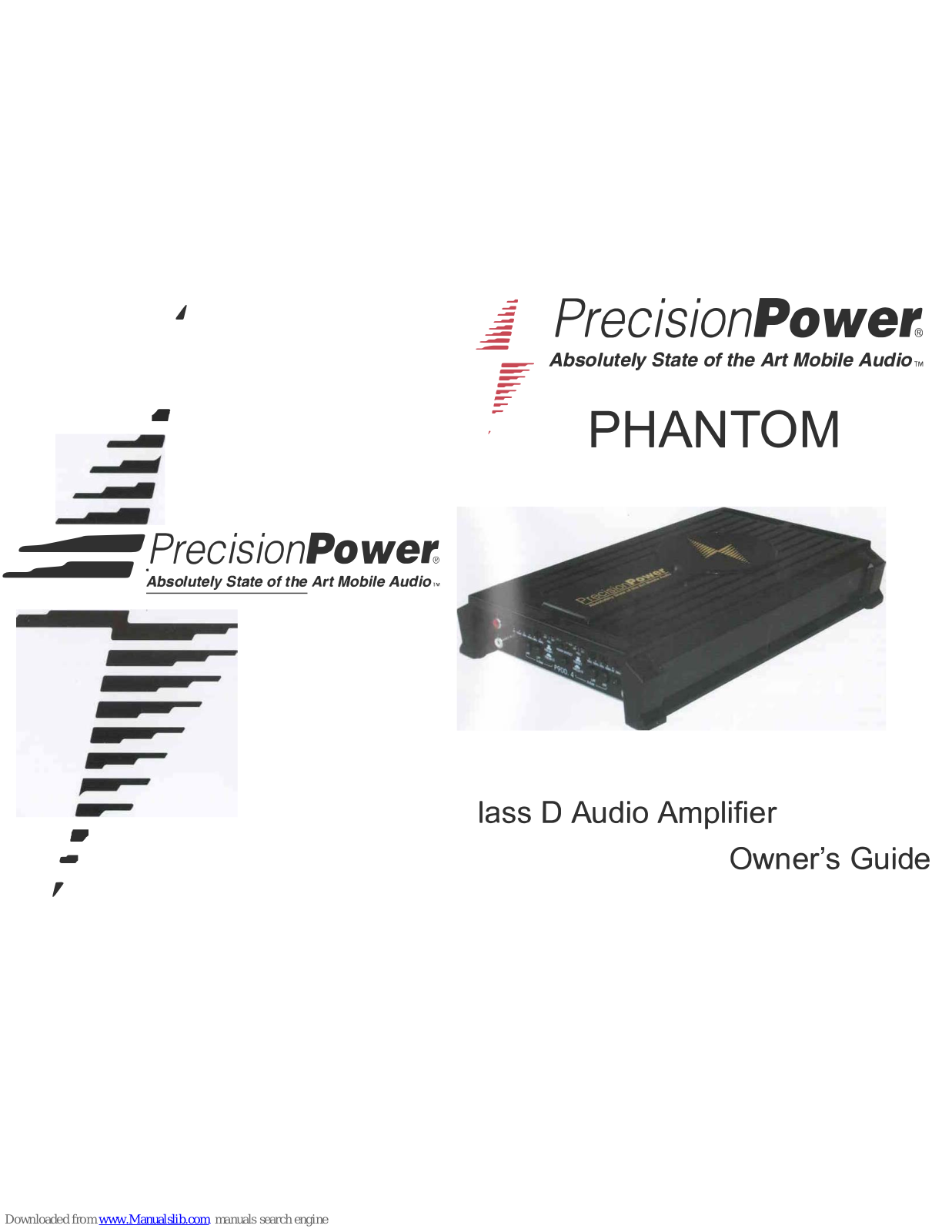 Precision Power P1000.1, P600.2, P900.4, P900.5 Owner's Manual