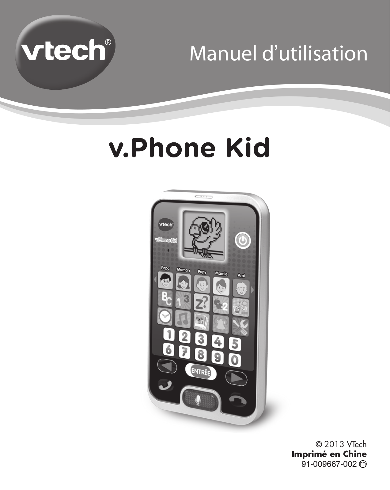 VTECH v.Phone Kid Instruction Manual