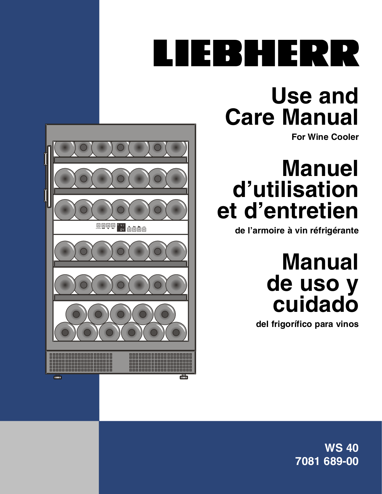 Liebherr WS4000 User Manual