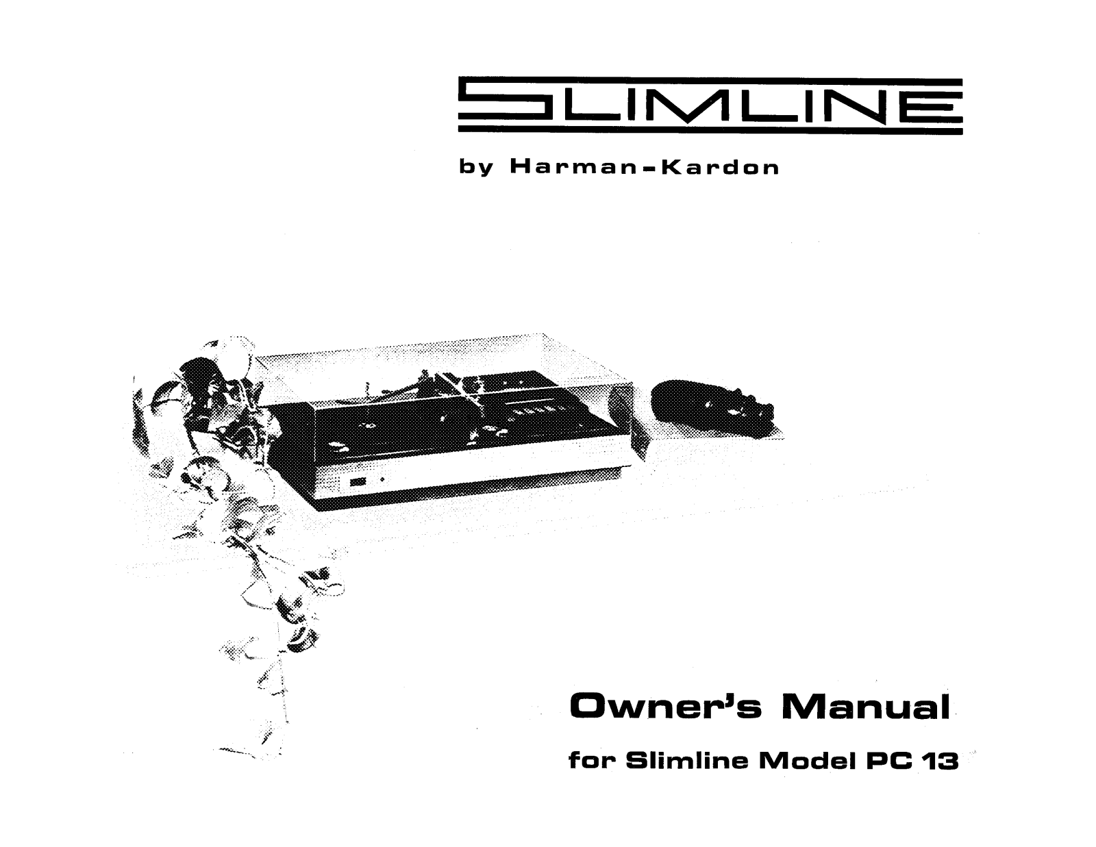 Harman kardon PC13 User Manual