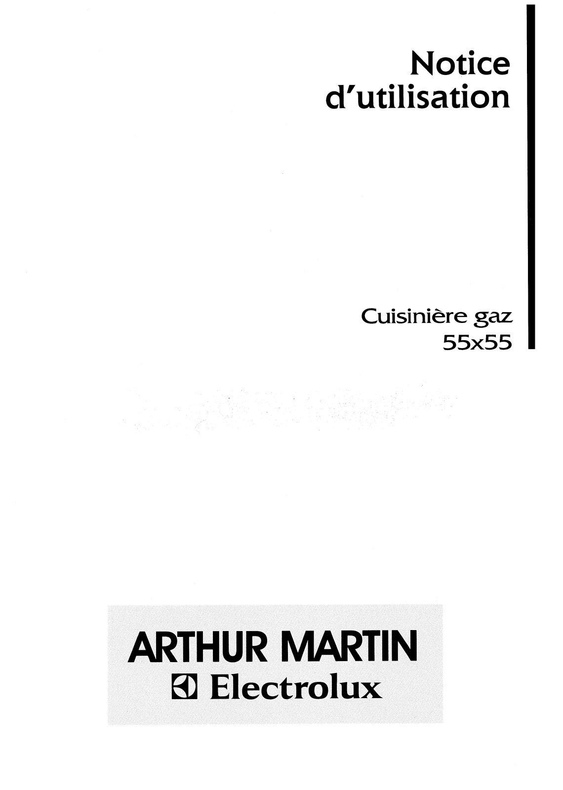 Arthur martin CG5514W1, CG5034-1, CG5534W1, CG5031W1, CG5008-1 User Manual