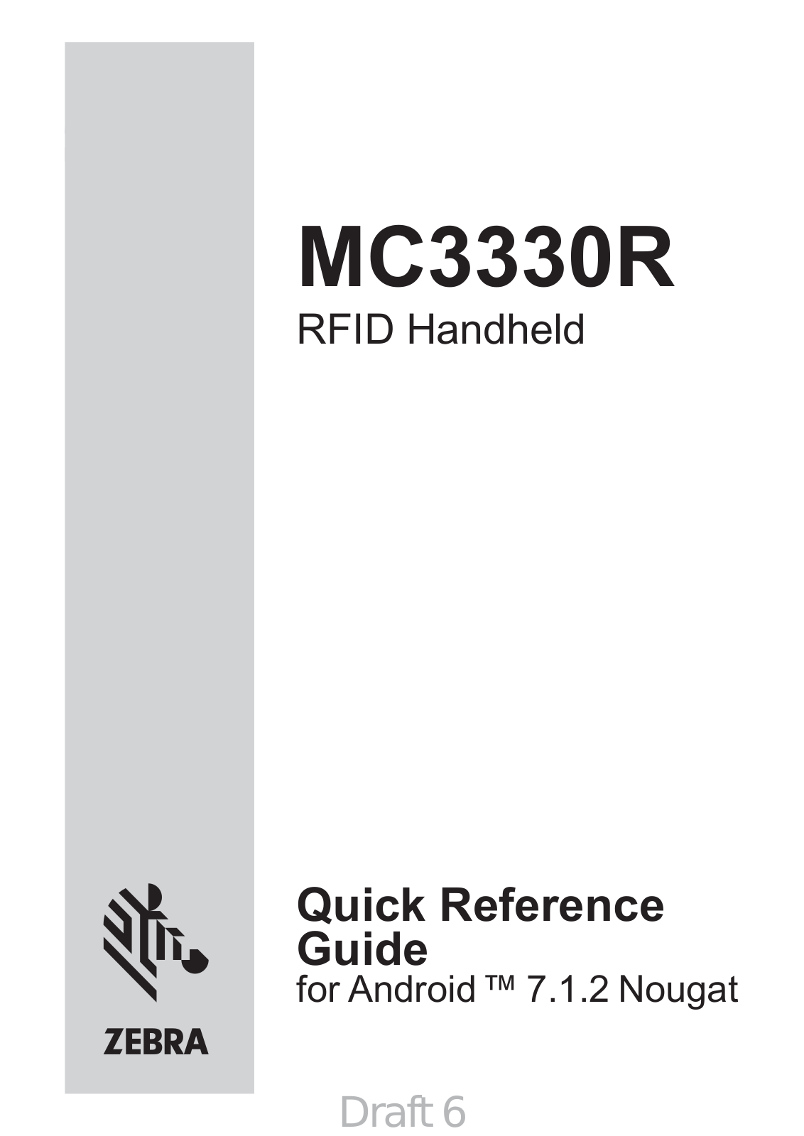 Zebra Technologies MC3300R User Manual