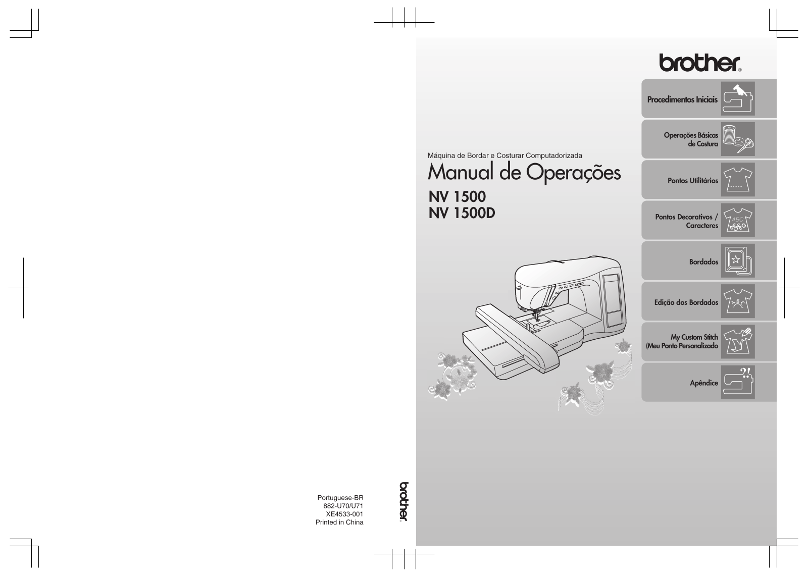 Brother INNOV-IS 1500, INNOV-IS 1500 D User Manual