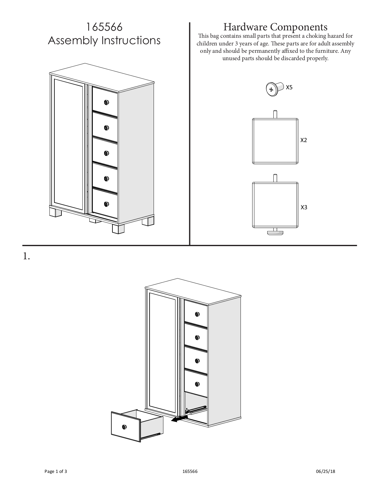 Ashley B18148 Assembly Guide