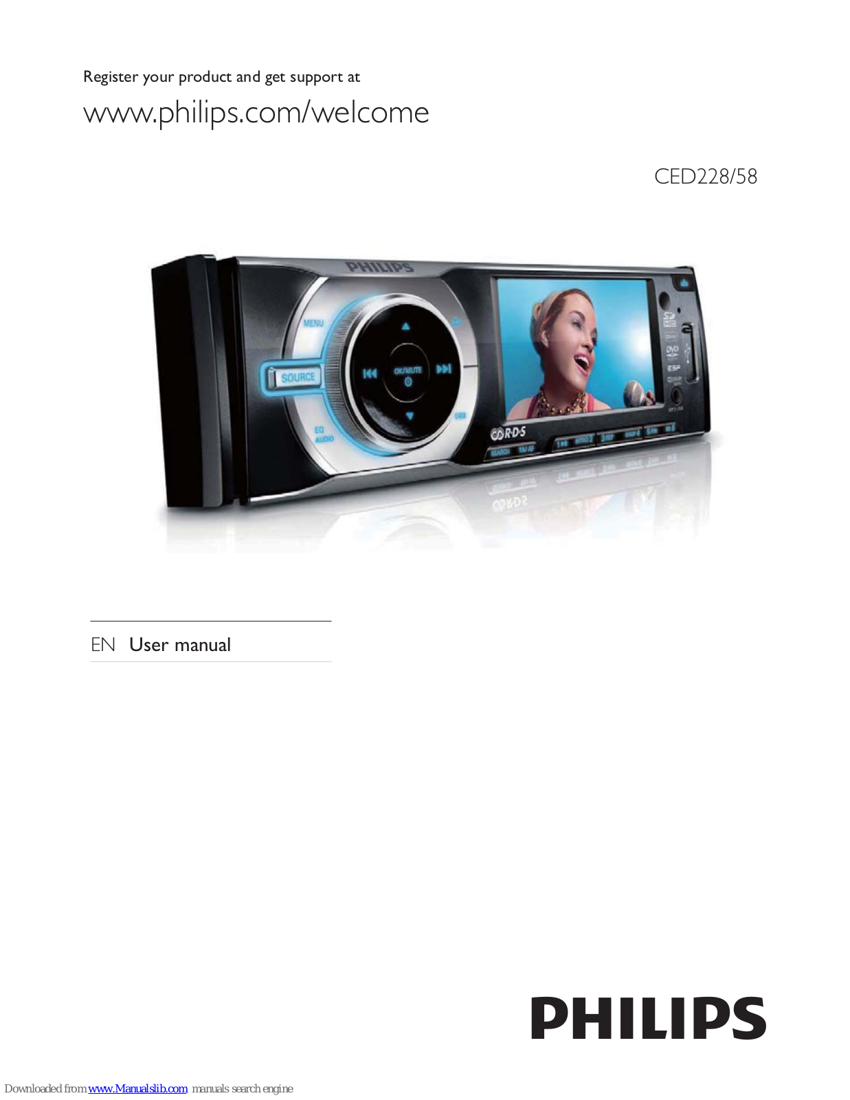 Philips CED228, CED258 User Manual - ManualMachine.com
