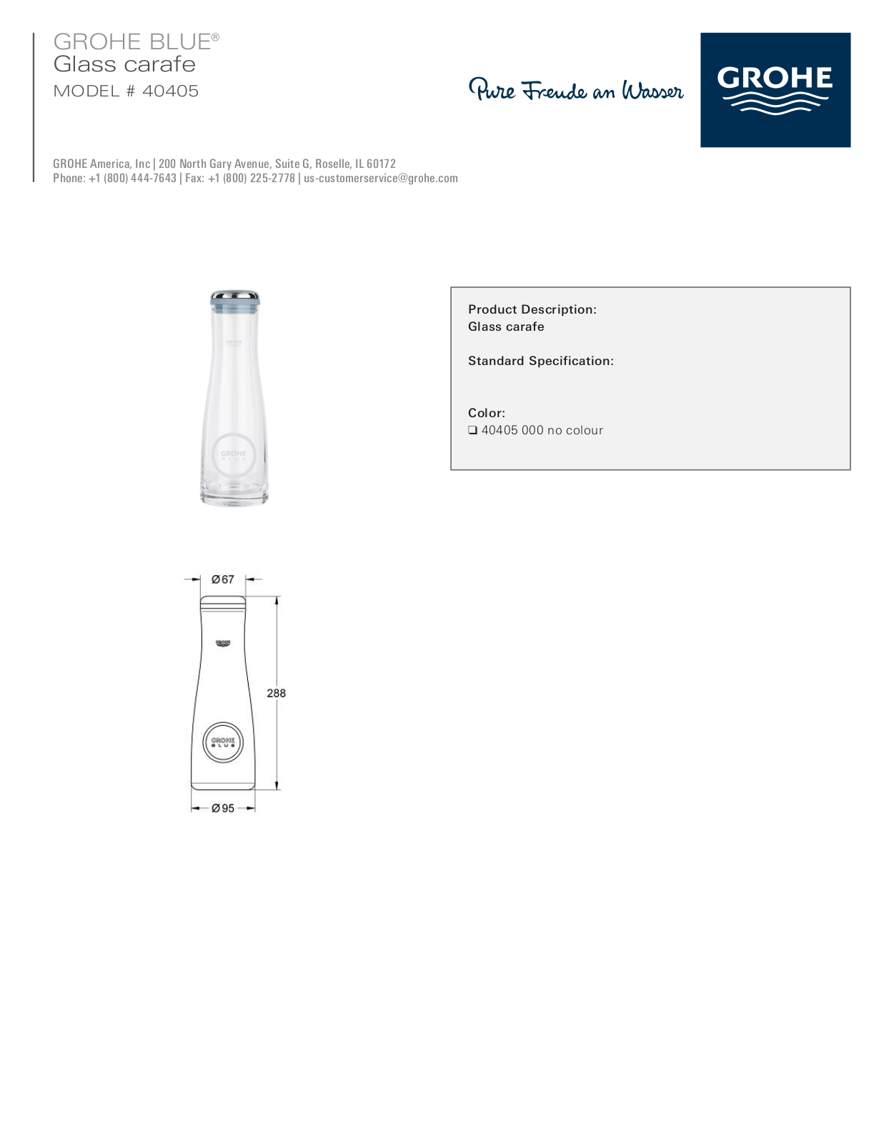 GROHE GRH5186 Specifications - ManualMachine.com