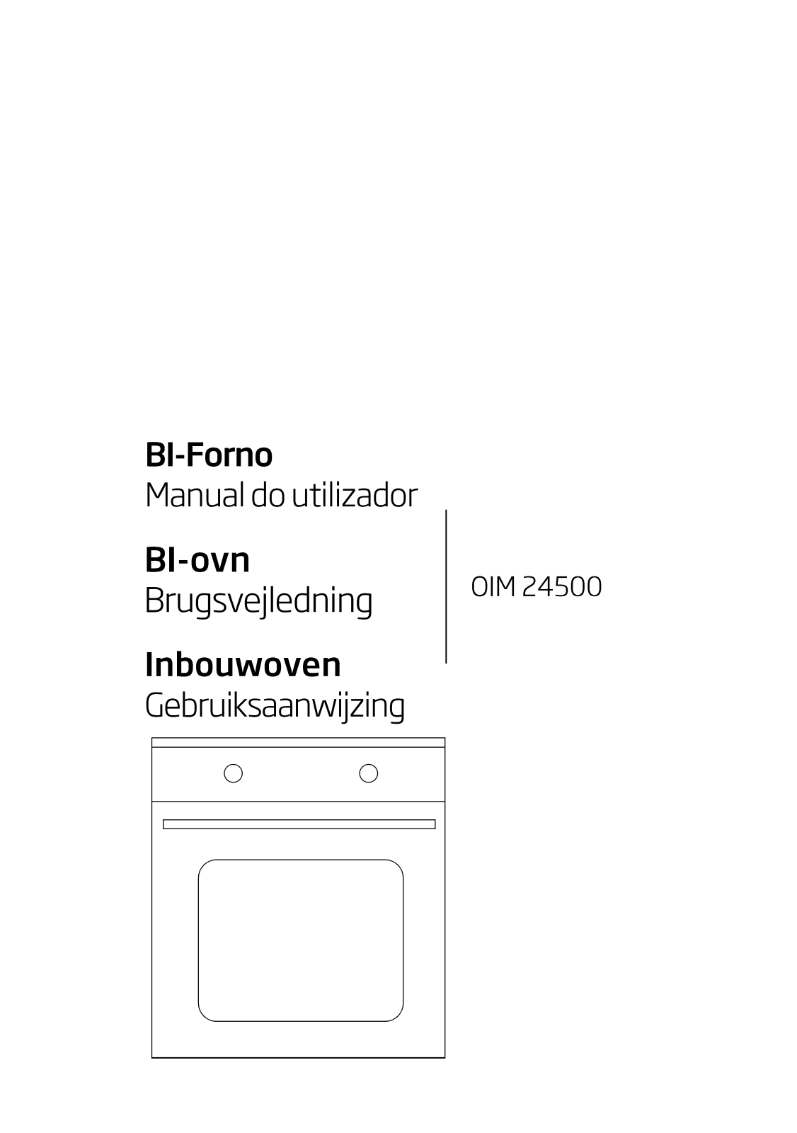 Beko OIM24500 User manual