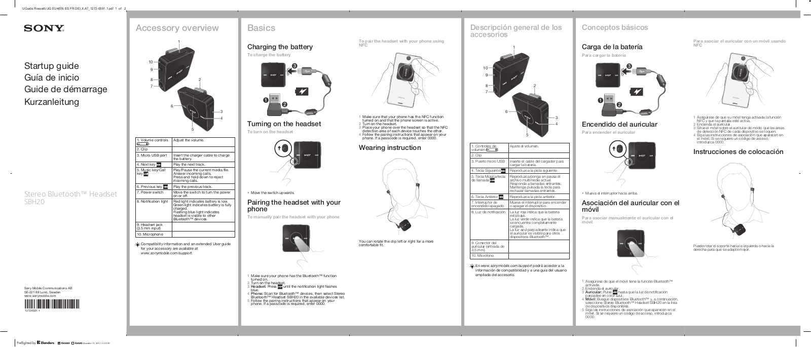 Sony RD0010 User Guide