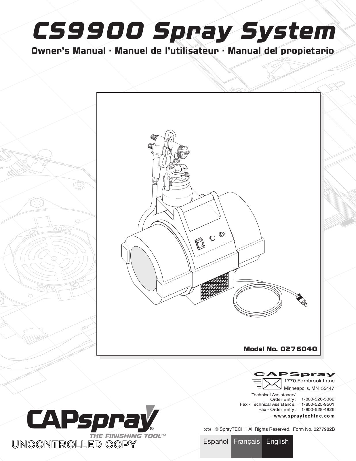 Wagner SprayTech 276040 User Manual