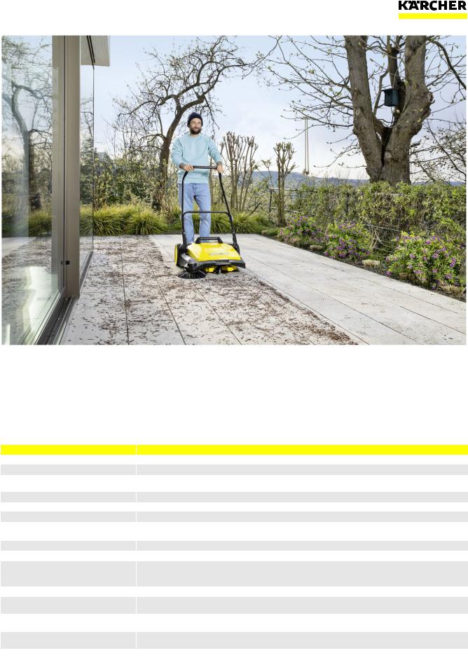 Karcher S 6 Datasheet