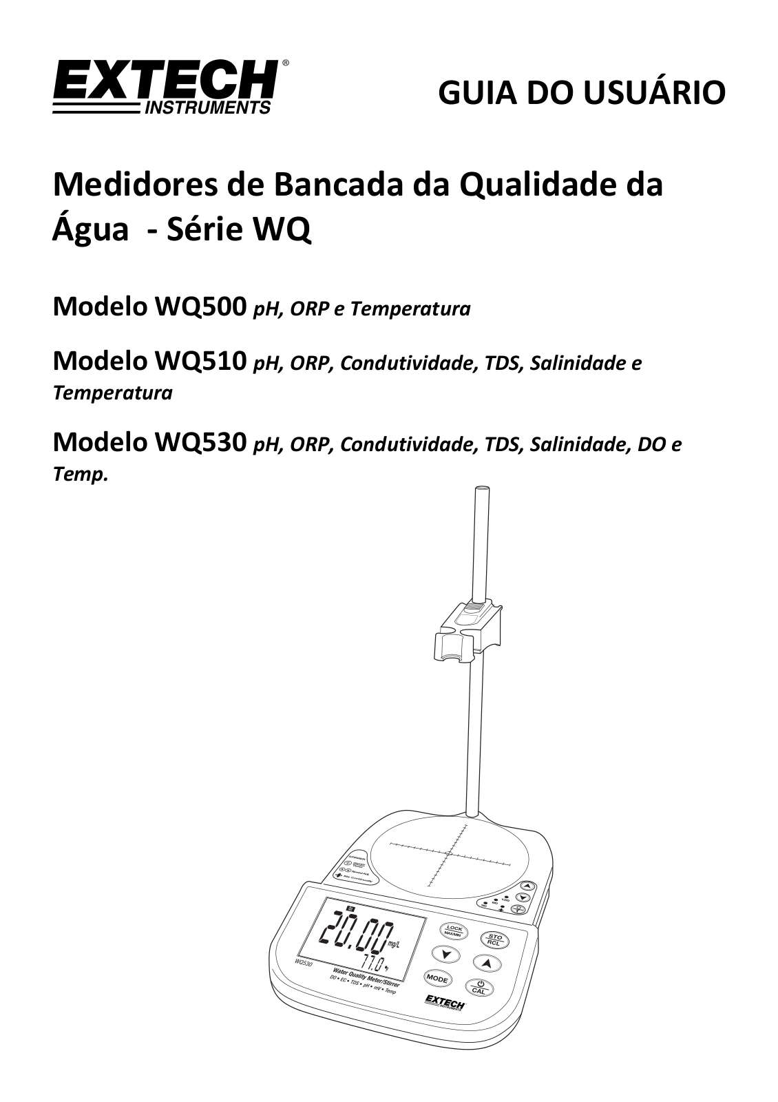 Extech WQ500, WQ530, WQ510 User guide