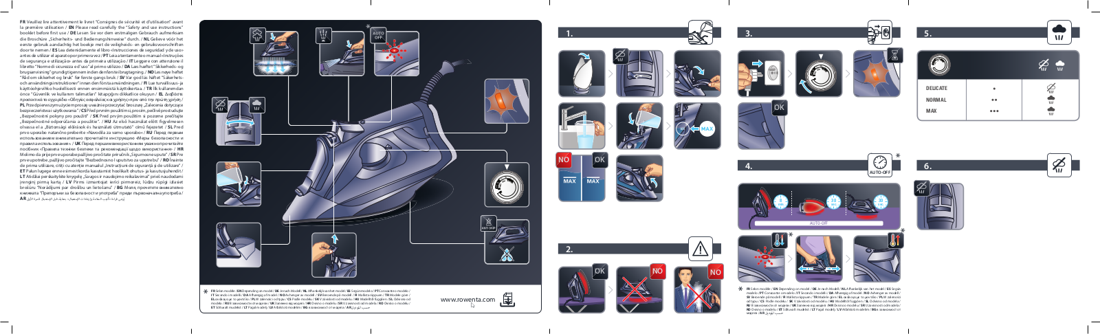 ROWENTA DW4308D1 User Manual