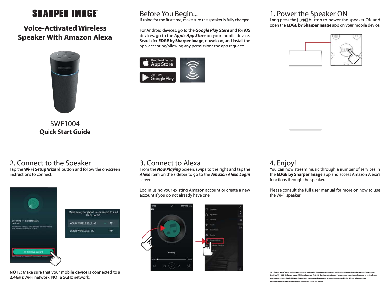 Sharper image SWF1004 User Manual