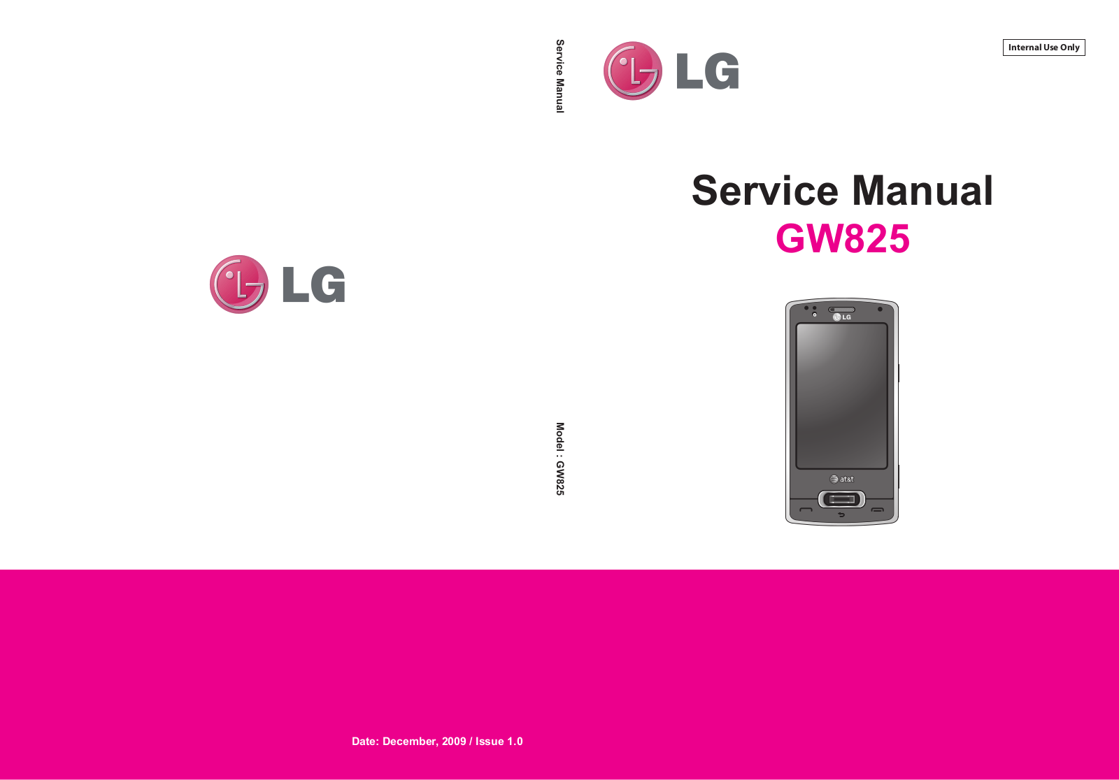 LG GW825 Service Manual