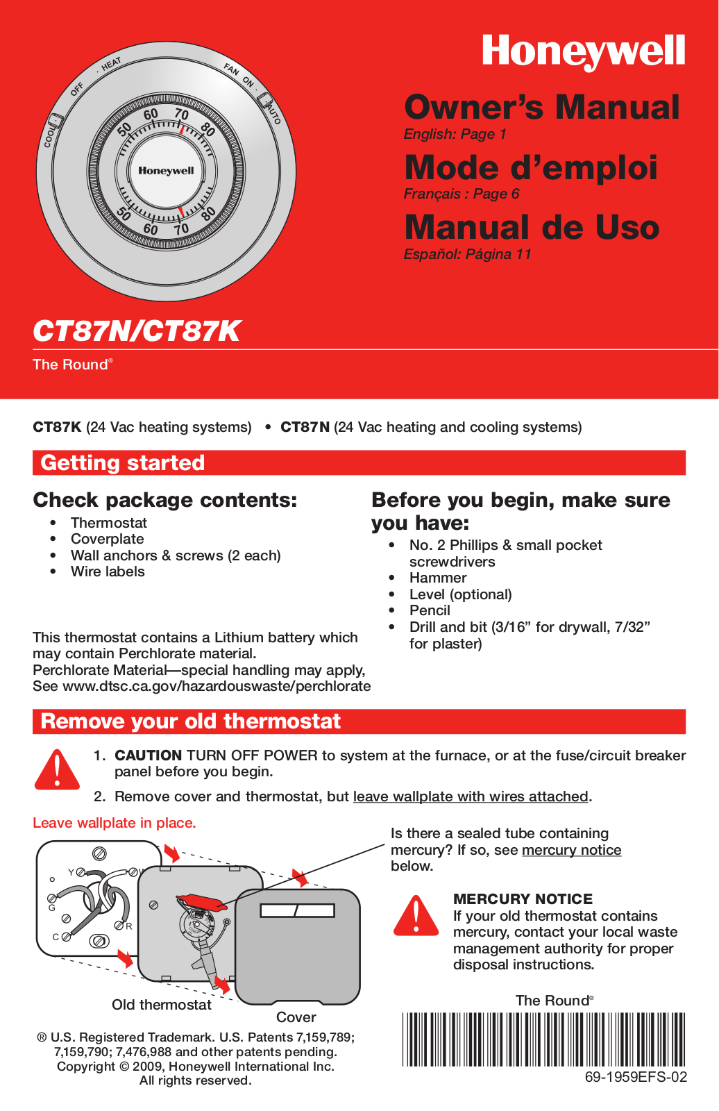 Pentax CT87K Owner's Manual