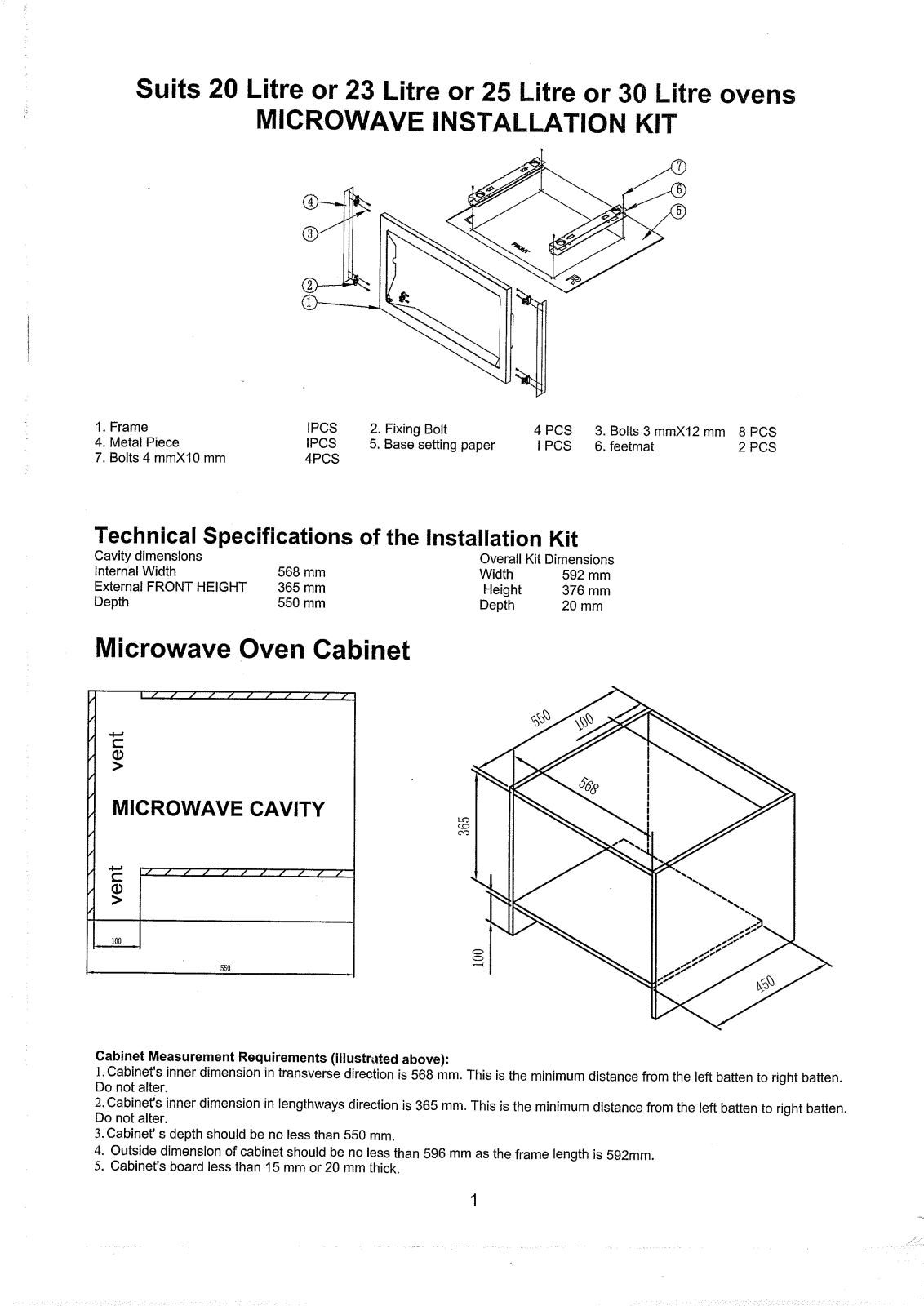 Beko MWB2511 User Manual