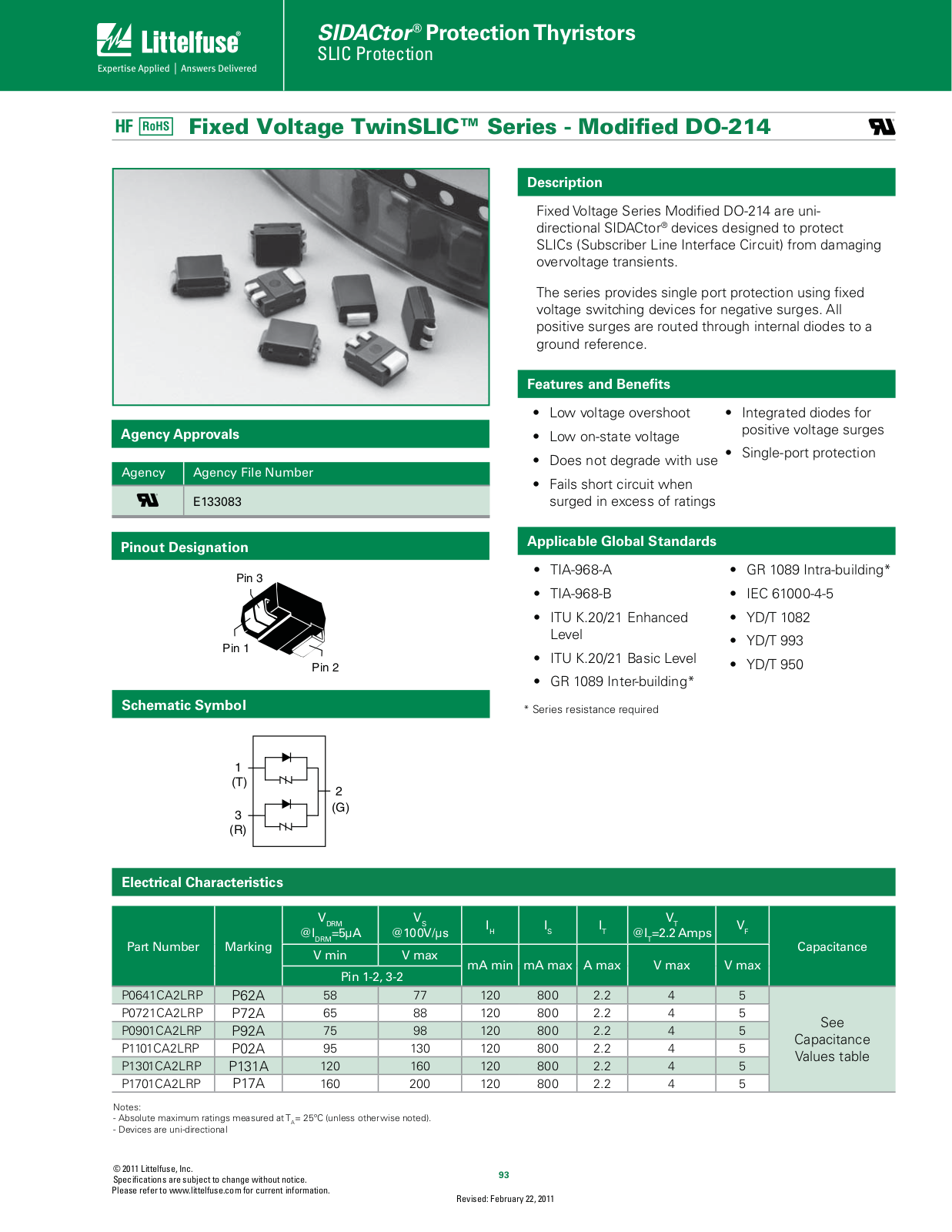 Littelfuse DO-214 User Manual