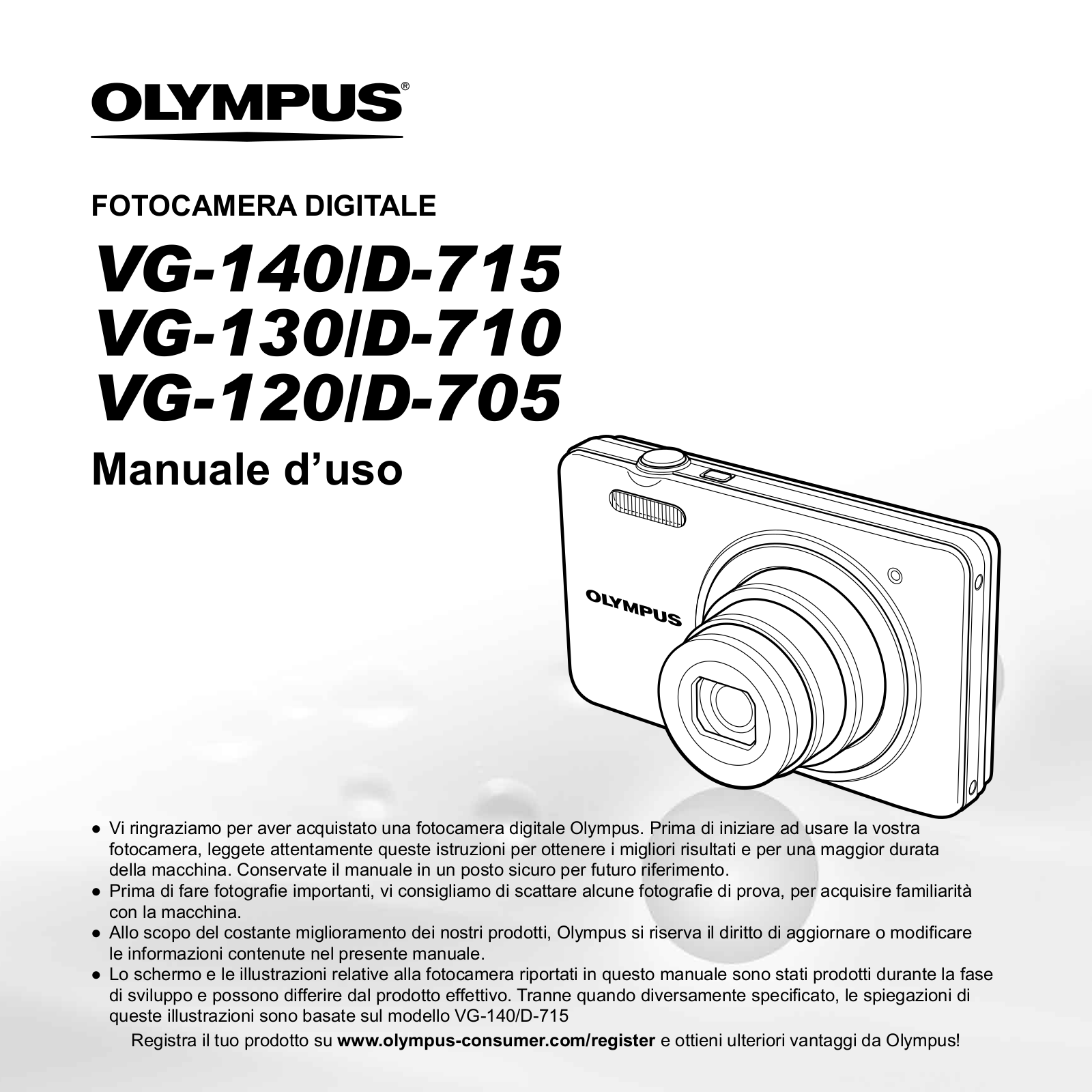 OLYMPUS VG-120 User Manual