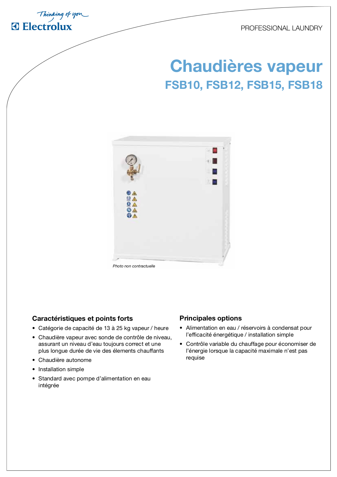 ELECTROLUX FSB10, FSB15, FSB18 User Manual