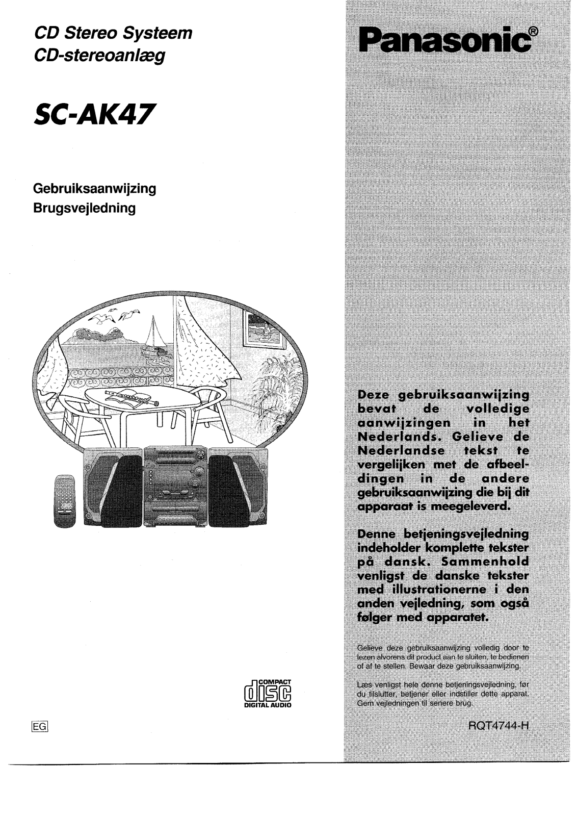 Panasonic SC-AK47 User Manual