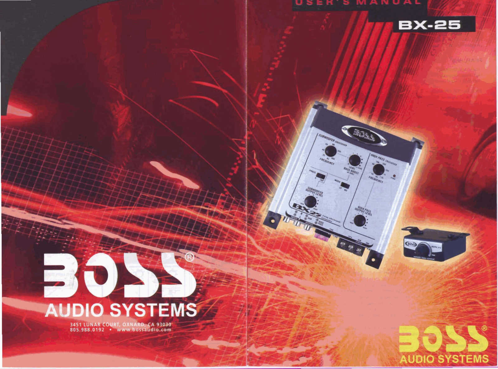 BOSS BX-25 User Manual