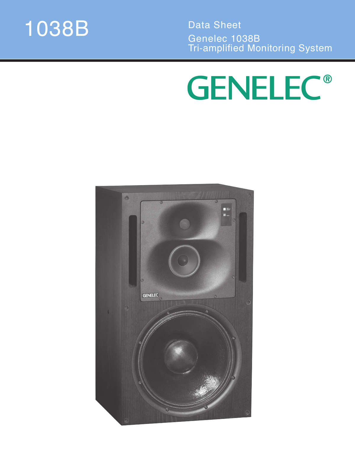 Genelec 1038-B Brochure