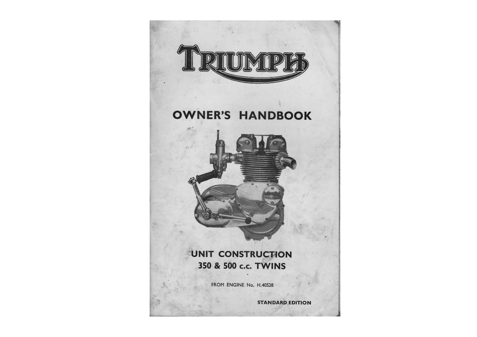 Triumph 350, 500 Twins Owner's manual