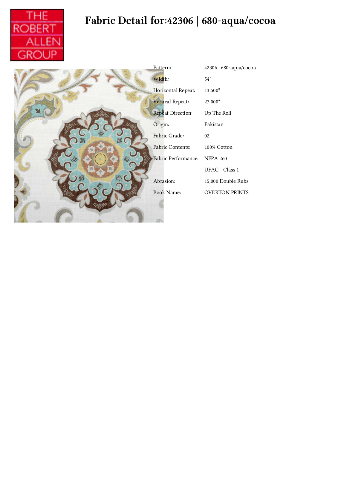 Duralee CRAL4647 Specifications - ManualMachine.com