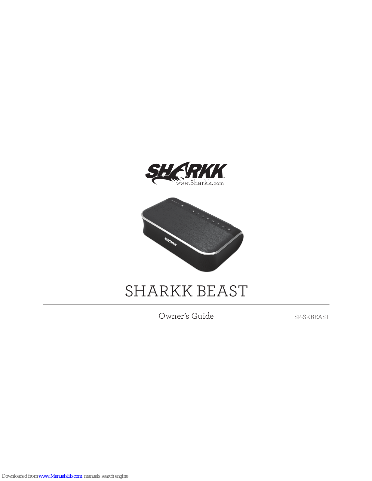 Shark SP-SKBEAST Owner's Manual