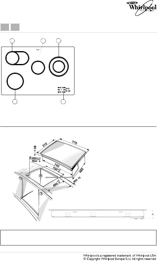 Whirlpool AKT 836 DATASHEET