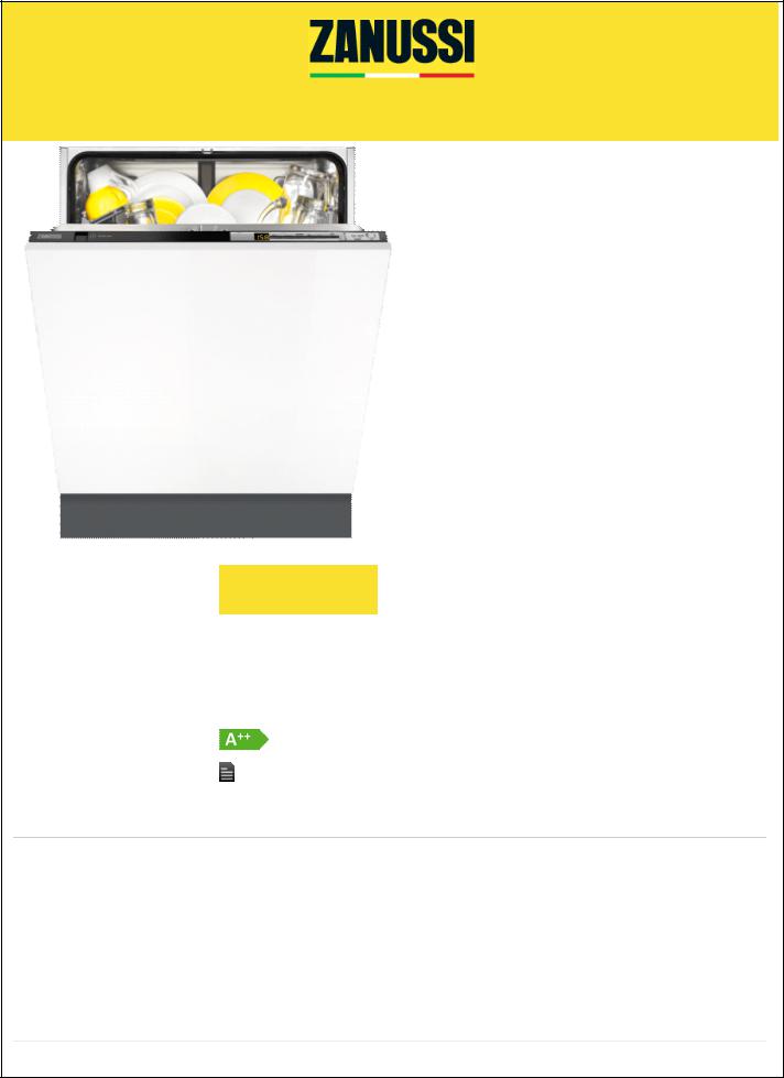 Zanussi ZDT16030FA User Manual