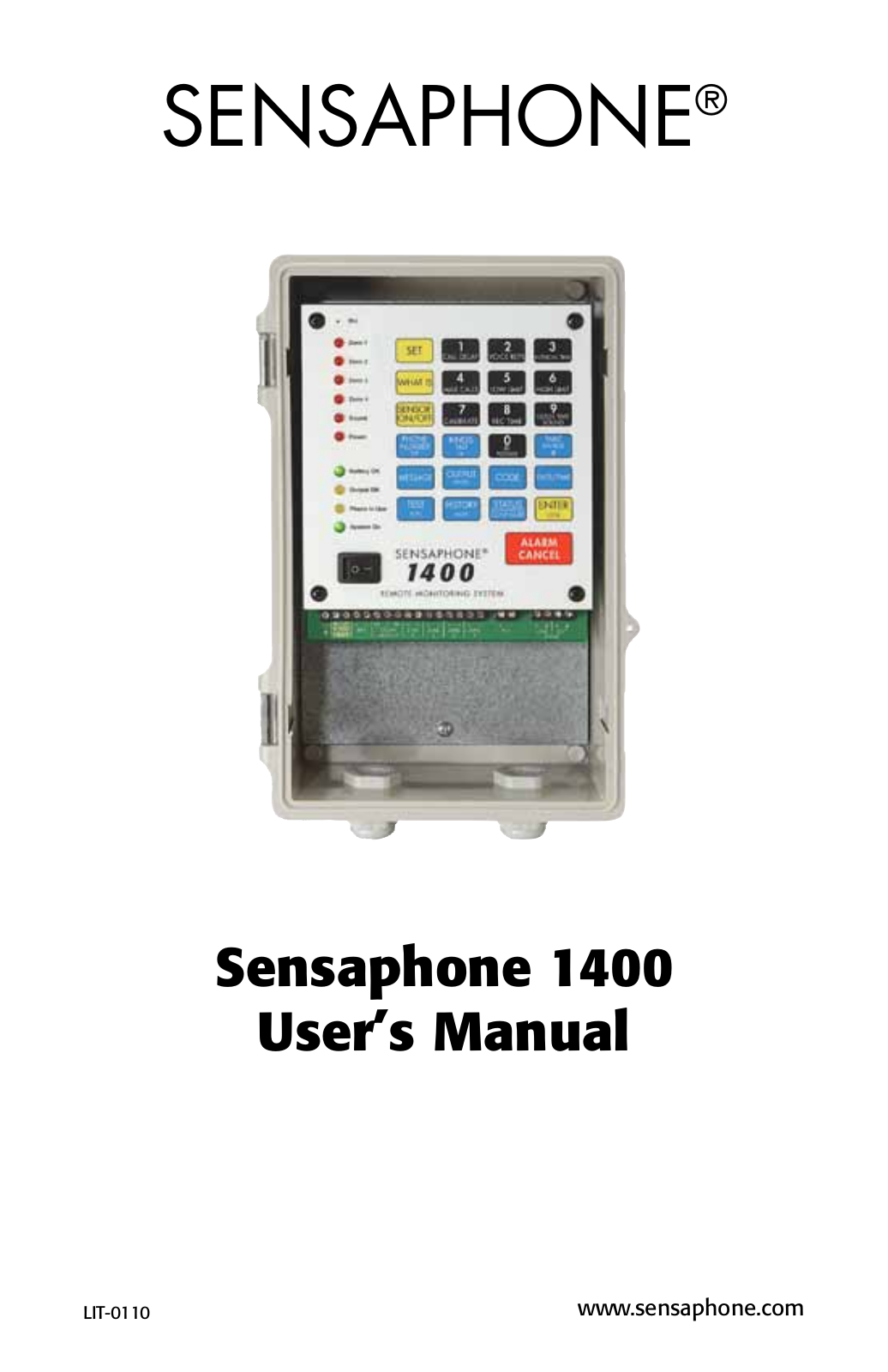 SENSAPHONE 1400 User Manual