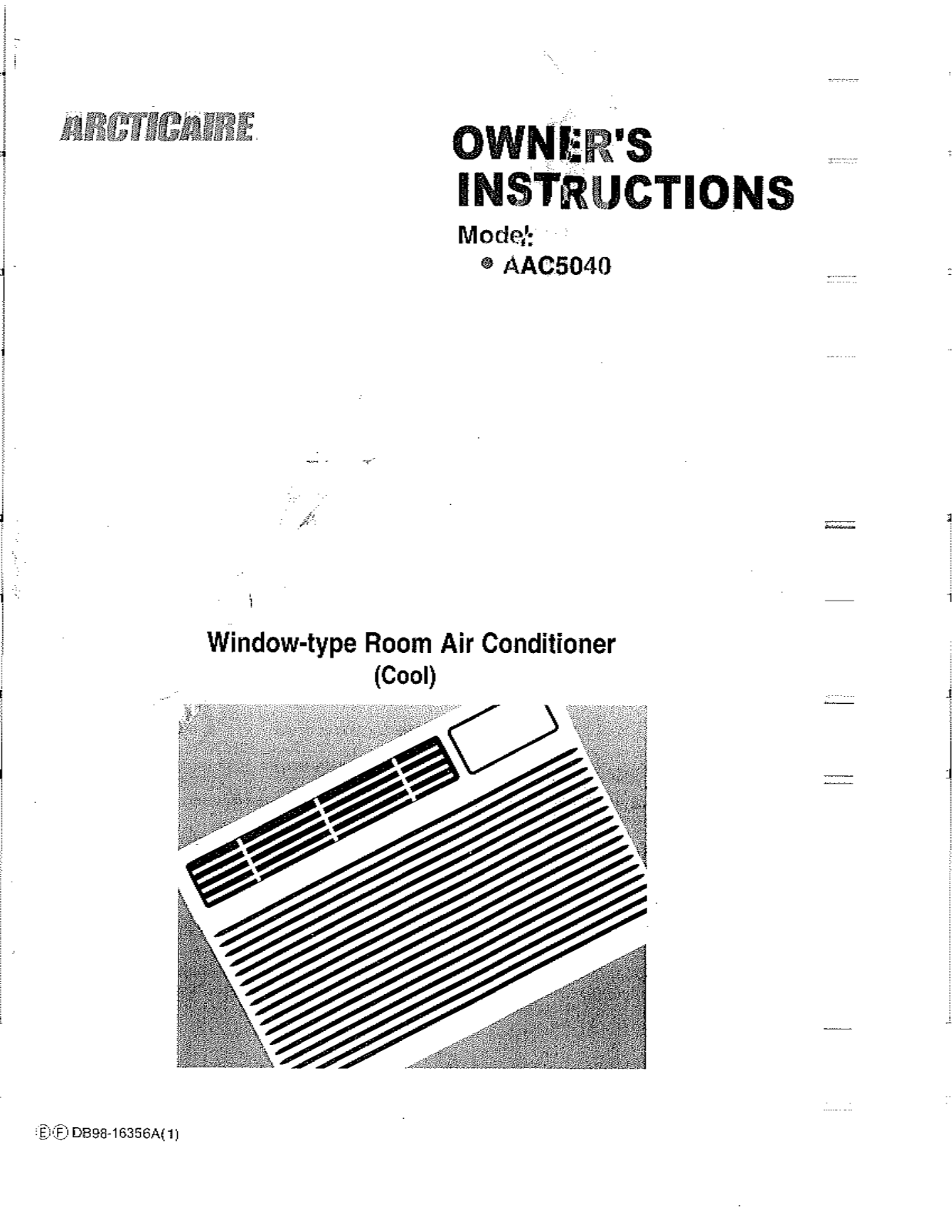 Danby AAC5040 User Manual