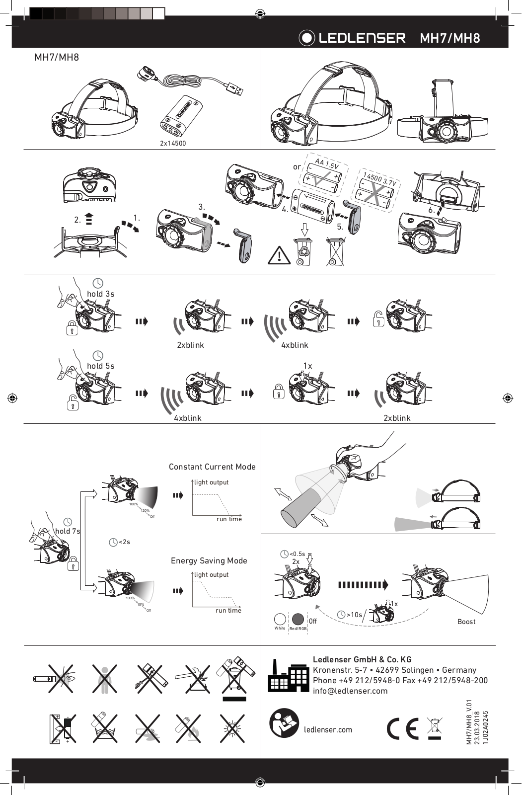 LEDLENSER MH7 User Manual