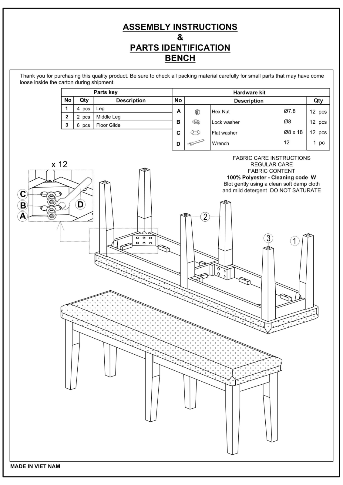 Foundstone W005932844 Assembly Instructions - ManualMachine.com