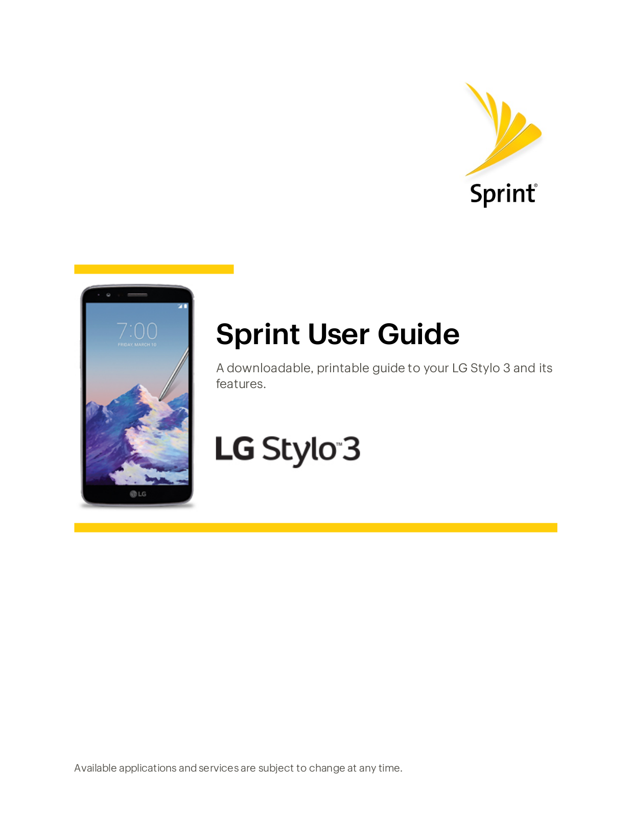 LG Stylo 3 User Guide