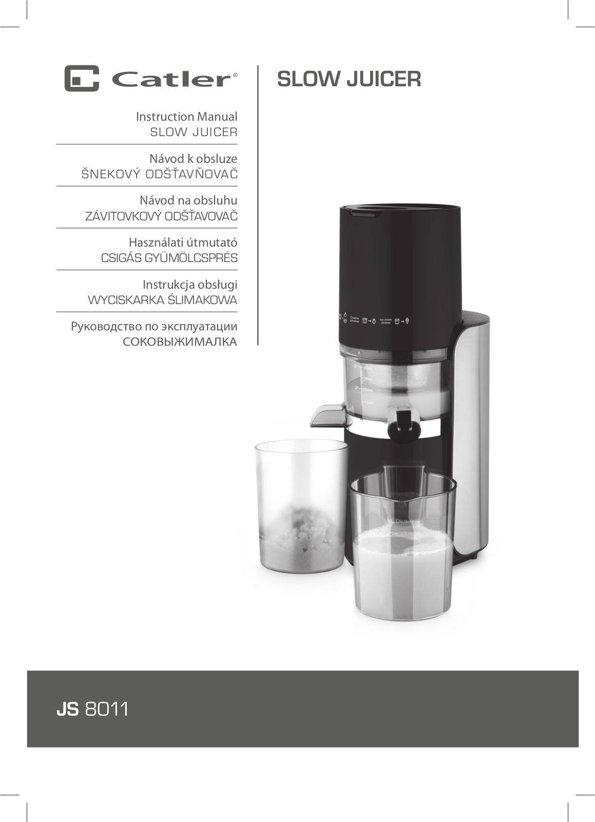 Catler JS 8011 User Manual