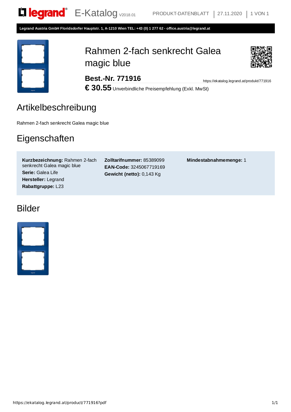 Legrand 771916 User Manual