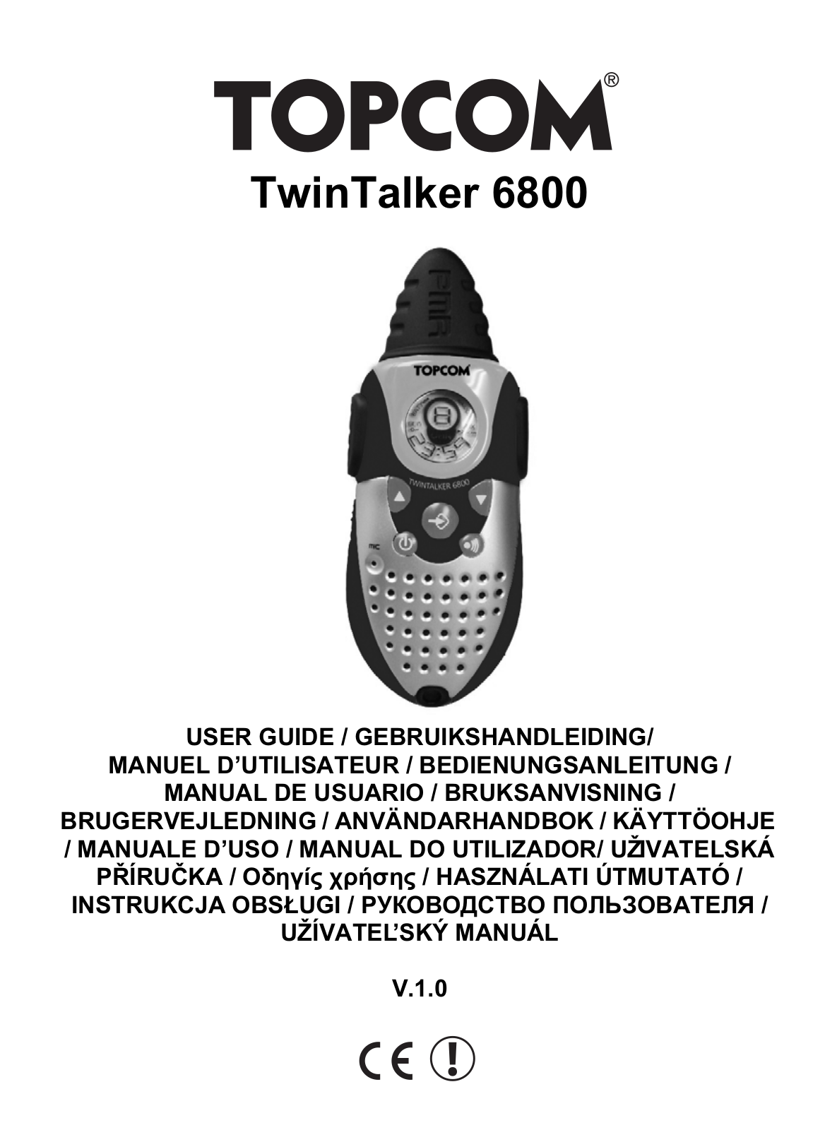 Topcom Twintalker 6800 User Manual