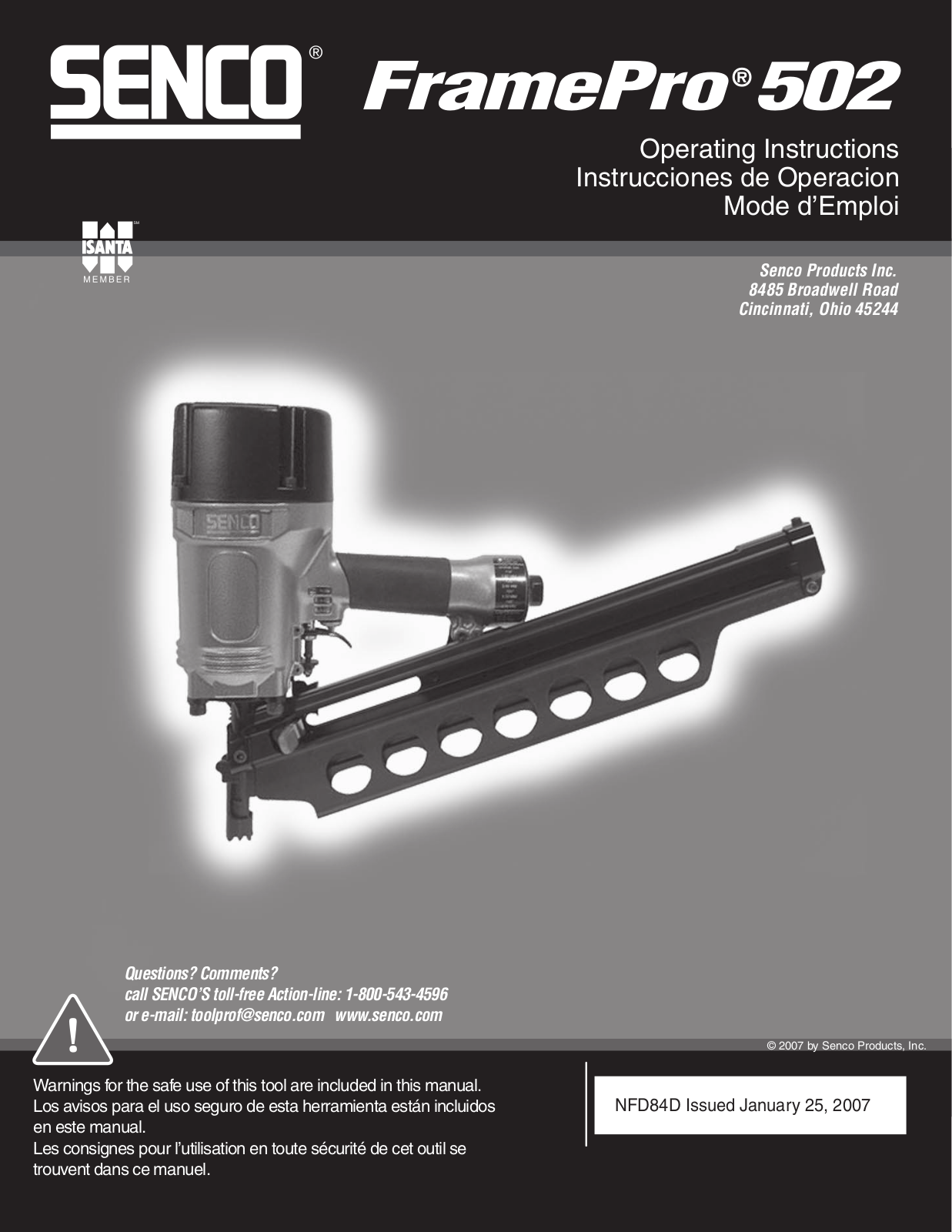 Senco 502 User Manual