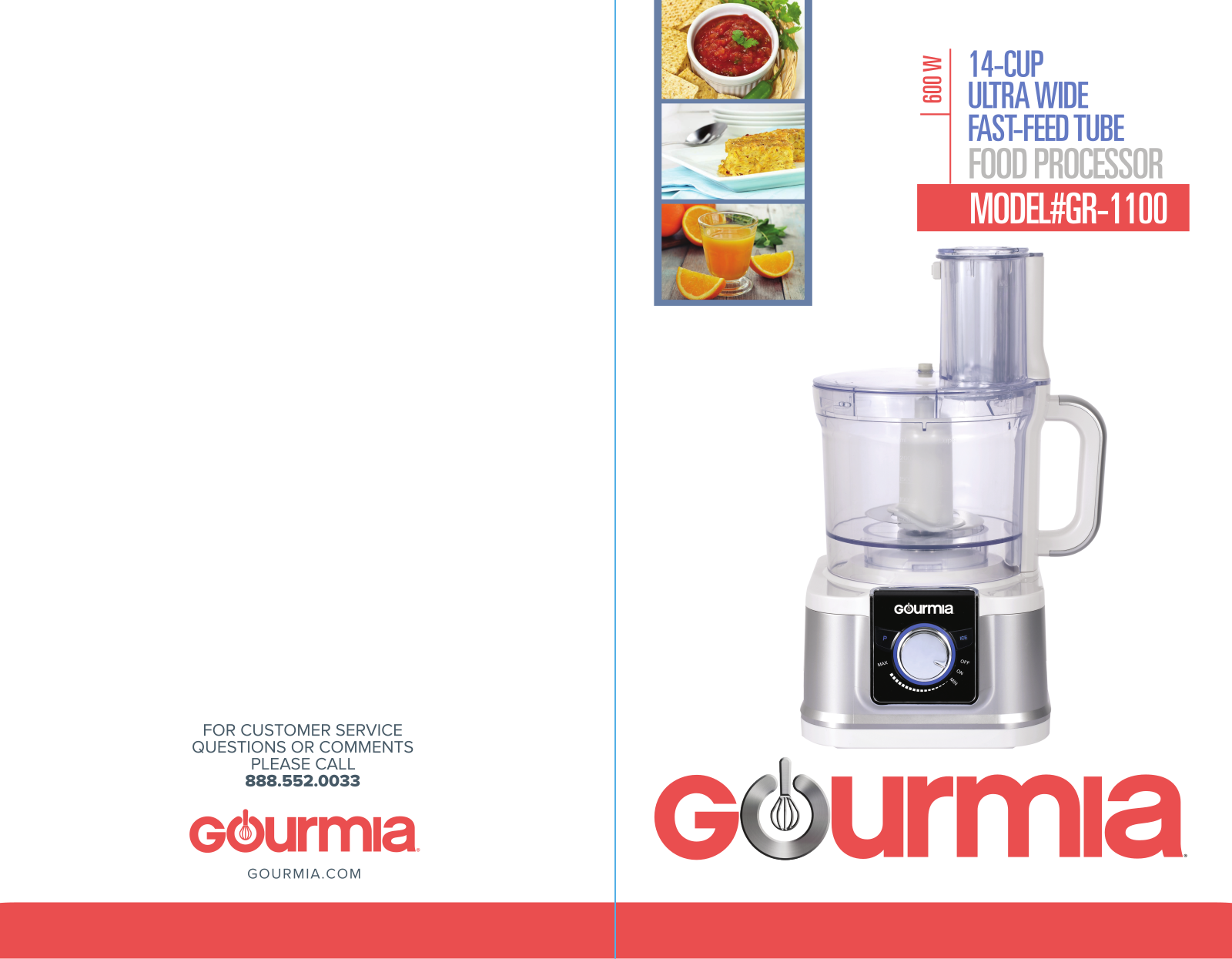 Gourmia GR-1100 User Manual